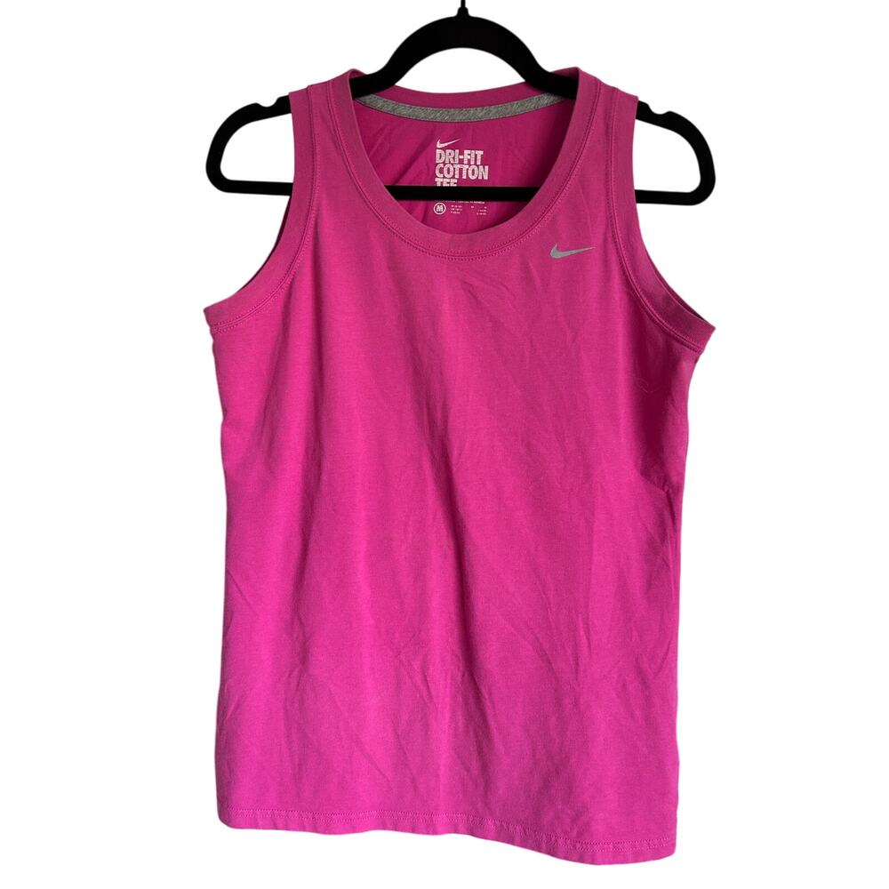 Nike Sleeveless T-Shirt, Pink, Medium